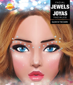 Naklejki Biżuteria Kryształki Ozdoba na Twarz Ręce