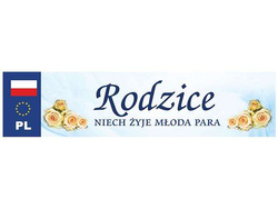 Tablice rejestr. weselne 50x11,5 cm, 1 szt.
