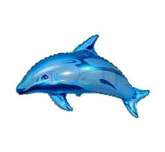 Balon foliowy 24" FX - "Delfin duży" (niebieski)