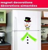 Dekoracja magnesy Bałwan na lodówkę, 1 kpl.