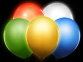 Balony Led, mix, 5 szt.