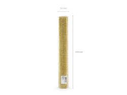 Siatka dekoracyjna - fibra, złoty, 36 cm x 9m