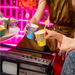 Słomki Papierowe Kolorowe Retro Disco Lata 80 6szt