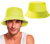 Kapelusz Czapka Bucket Hat Żółta Neonowa Disco