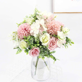 Bukiet Sztucznych Kwiatów Komunia Ślub Wesele 30cm