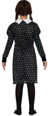 Kostium Sukienka Strój WEDNESDAY Addams 5-6 lat