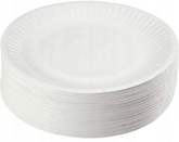Talerzyki Papierowe Białe 15cm 100szt.