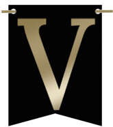 Flagietka, Litera V, Czarna, 1 szt.