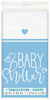 Obrus Foliowy Niebieski BABY SHOWER Serca 137x213c