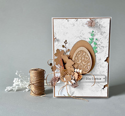 Papier Ozdobny Kraft Sztywny A4 Zestaw 20 arkuszy