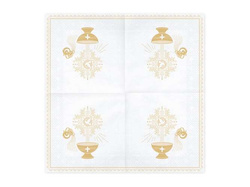 Serwetki Chrzest Święty,33x33cm,złote  1op.