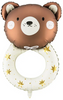 Balon Foliowy Grzechotka MIŚ Baby Shower 61x88cm