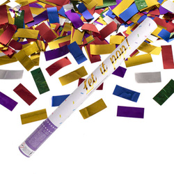 Tuba z Kolorowym Konfetti Strzelająca Ślub 60cm