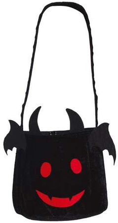 KOSZYCZEK Siatka na Cukierki Słodycze NIETOPERZ