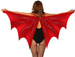 SKRZYDŁA NIETOPERZA Czerwony Wampir 170x80cm