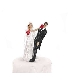 Figurka na tort Para Młoda, 14 cm, 1 szt.