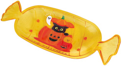 Pomarańczowa Tacka CUKIEREK Happy Halloween 13x13c