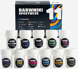 Barwnik 5g - Zestaw 11 szt.