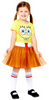 Kostium Strój SPONGEBOB Kanciastoporty 6-8 lat