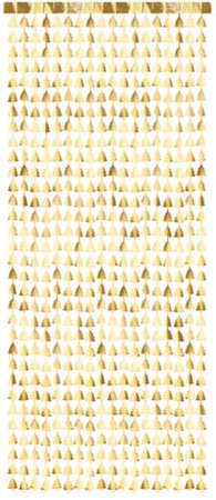 Girlanda na tło - Choinki, złoty, 100x245cm 1 szt.