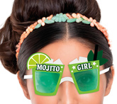 Okulary Imprezowe Drink MOJITO GIRL Fotobudka