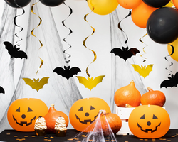 Świderki NIETOPERZE Dekoracja HALLOWEEN 6szt.