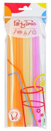 Słomki Shake neon mix ( 20 szt.) 1 op. 