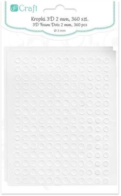 Kostka Samoprzylepna KROPKI Klejące 5x2mm 360szt.