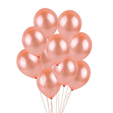 Balony St. 27cm (12") Metallic Rose Gold, 25szt