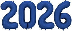 Zestaw Balonów 2026, Granatowe, 86cm