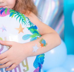 Tatuaże Zmywalne OCEAN Morski Podwodny Świat 21szt