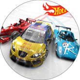 Opłatek tortowy 14 cm Samochody Hot Wheels 1 szt.