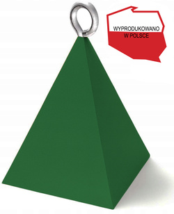 Ciężarek Piramidka ZIELONY, 70g