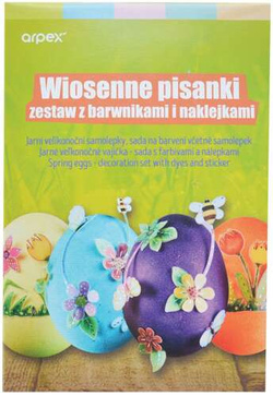 Zestaw do Tworzenia Pisanek Barwniki Naklejki