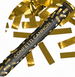 Tuba z konfetti, złoty, 60cm, 1szt.
