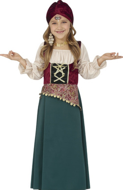 Strój Kostium CYGANKA Wróżka Medium Wróżka 5-6 lat