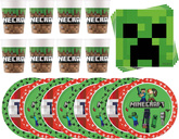 Zestaw Talerzyki Serwetki Kubeczki MINECRAFT