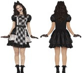 Kostium Strój Porcelanowa Mroczna Lalka, 42-44 (L)