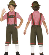 Kostium Strój Bawarczyk Tyrolczyk OKTOBERFEST 5-6l