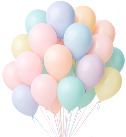 Balony Strong 23cm, Pastel Mix, 50szt.