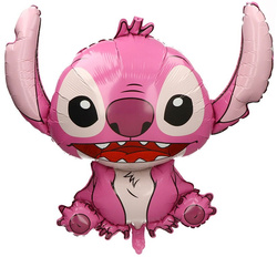 Balon Foliowy ANGEL Sticz Lilo Stich Różowy 56cm