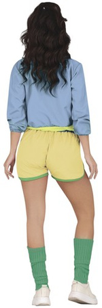 Kostium Strój Fitness Neon DISCO Lata 80, L