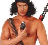 Granat z Dzwiękiem Żołnierz Rambo Rekwizyt, 1 szt.