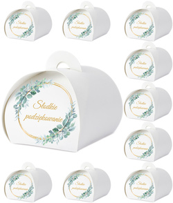 Pudełeczka Słodkie Podziękowanie KOŁO 10szt.