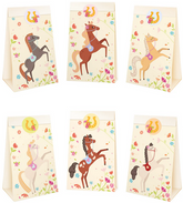 Torebki Papierowe na Cukierki KONIKI Konie 6szt.