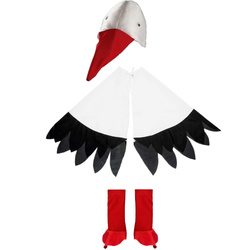 Zestaw Peleryna Nakładki + Czapka BOCIAN