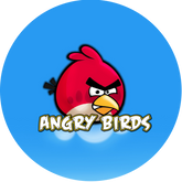 Opłatek tortowy 14 cm, Angry Birds 1 szt.