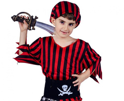 Kostium Strój Pirata Pirat Korsarz Morze 130/140cm