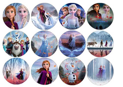 Muffiny na babeczki, Frozen 2 1 kpl.