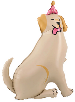 Balon Foliowy stojący Pies Golden 76x96cm